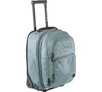 evoc TERMINAL BAG 40+20l Reisetrolley Reisetasche mit angeschlossenem Rucksack (Teleskopgriff, austauschbare Skate-Rollen, extraleicht, Handgepäckgröße, stabile EVA-Bodenkonstruktion), Olive