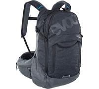 EVOC TRAIL PRO 26 Rucksack, Schwarz/Carbon Grau, S/M | Protektor Rucksack für Fahrradtouren, Backpack, LITESHIELD PLUS Rückenprotektor, leichter Fahrradrucksack, breite Hüftflossen