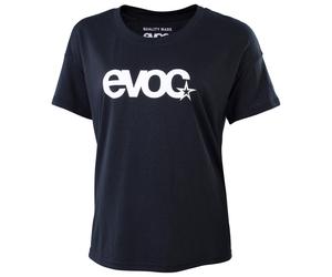Evoc - Women's T-Shirt Logo - T-Shirt, Gr. S, blau (Black/White)