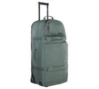 EVOC World Traveller 125l Reisetrolley, Reisetasche (Reisekoffer mit Teleskopgriff, austauschbare Skate-Rollen, stabile Eva-Bodenkonstruktion, besonders Leichter Trolley Koffer), Dark Olive