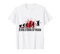 Evolution OF MAN Evolution Gitarrenspieler Musik Konzert T-Shirt