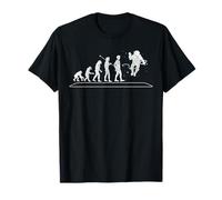 Evolution of Man Spaceman Walking Space Missions Planets Fun T-Shirt
