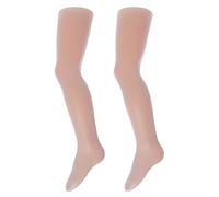 EWERS 2er-Pack Baby- & Kinderfeinstrumpfhosen, Doppelpack Feinstrumpfhosen für Mädchen, Microtouch Microfaser 40 DEN, MADE IN ITALY, Weiss, Größe 152-164