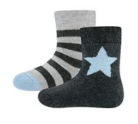 EWERS 2er Pack THERMO Socken Punkte für Jungen, Socken Jungensocken Babysocken Baumwolle