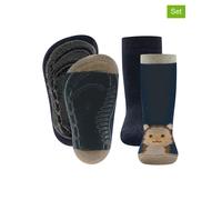 ewers 2er-Set: ABS-Socken "SoftStep" in Dunkelblau - Größe 25/26 | Babysocken Strumpfhosen