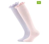 ewers 2er-Set: Kniestrümpfe in Lila - Größe 27-30 | Babysocken Strumpfhosen