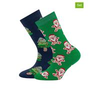 ewers 2er-Set: Socken in Grün - Größe 27-30 | Babysocken Strumpfhosen