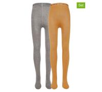 ewers 2er-Set: Strumpfhose in Grau - Größe 134 | Kinder Socken Strumpfhosen