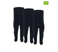 ewers 3er-Set: Strumpfhosen in Schwarz - Größe 74 | Babysocken Strumpfhosen