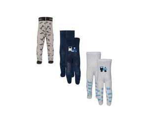 ewers 3er-Set: Thermo-Strumpfhosen in Grau - Größe 74 | Babysocken Strumpfhosen