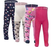 EWERS 4er-Pack ÜBERRASCHUNGSPAKET SONDERPOSTEN Baby- & Kinderstrumpfhosen - individuell gefüllt - 4 Strumpfhosen aus Baumwolle für Mädchen, MADE IN EUROPE, Bunt, Größe 56