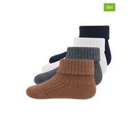 ewers 4er-Set: Babysocken in Bunt - Größe 19-22 | Babysocken Strumpfhosen