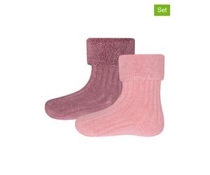 ewers 4er-Set: Socken in Rosa - Größe 18/19 | Babysocken Strumpfhosen