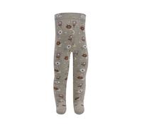 Ewers Baby- und Kinderstrumpfhose Blumen beige Gr.80/86