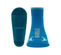 Ewers Damen und Herren Beachies Strandsocken blau Delfin Gr.36/38