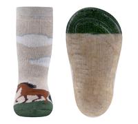 Ewers Strümpfe GmbH - Stoppersocken dkl. beige mel. - Gr. - 29.5