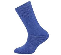 EWERS THERMO-Socken Blockringel, Gummistiefel-Socken für Jungen, Bio-Baumwolle, GOTS zertifiziert, MADE IN EUROPE, Hellblau/Marineblau/Hellgrün, Größe 35-38