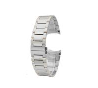 ewgrkba 21 mm solides Arc Mouth Edelstahl-Uhrenarmband, kompatibel mit Mido Commander M021407 M021431, Metallarmband for Herren, M021-Uhrenkette(Silver to gold)