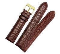 ewgrkba Doppelseitiges Krokodillederband, kompatibel mit Armbanduhrenarmbändern 18 mm, 19 mm, 20 mm, 21 mm, 22 mm, for Herrenarmbänder(Light Pink White,Width 20mm)