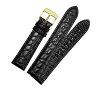 ewgrkba Doppelseitiges Krokodillederband, kompatibel mit Armbanduhrenarmbändern 18 mm, 19 mm, 20 mm, 21 mm, 22 mm, for Herrenarmbänder(BLUE WHITE,Width 19mm)