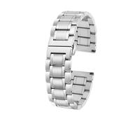 ewgrkba Edelstahl-Uhrenarmband, kompatibel mit der Hamilton Kaki Aviation Field Jazz-Serie, übertrifft die Windgeschwindigkeit und fliegt mit Metall-Wachband, 20-22 mm(3101 silver,22mm)