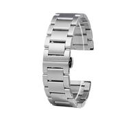ewgrkba Edelstahl-Uhrenarmband, kompatibel mit der Hamilton Kaki Aviation Field Jazz-Serie, übertrifft die Windgeschwindigkeit und fliegt mit Metall-Wachband, 20-22 mm(3118 silver,22mm)
