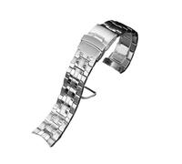 ewgrkba Feines Stahlarmband, Kompatibel Mit Casio Limited Edition Edifice Series Ef-550 Arc Mouth Stahlarmband Herren 22 Mm(Silver)