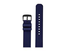 ewgrkba Hochwertiges Fluorkautschuk-Armband, Kompatibel Mit Tissot T-Sport Darth Vader T125617 T116617 T116 Herren, 22 Mm, Schnellverschluss-Armband(Blue black pin)