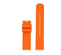 ewgrkba Hochwertiges Fluorkautschuk-Armband, Kompatibel Mit Tissot T-Sport Darth Vader T125617 T116617 T116 Herren, 22 Mm, Schnellverschluss-Armband(Orange no buckle)