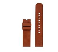 ewgrkba Hochwertiges Fluorkautschuk-Armband, Kompatibel Mit Tissot T-Sport Darth Vader T125617 T116617 T116 Herren, 22 Mm, Schnellverschluss-Armband(Brown no buckle)