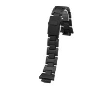 ewgrkba Kompatibel mit Casio-Armband G-SHOCK GA-2100 DW5600 DW-6900 GW-M5610/B5600, schwarzes Kunststoff-Stahl-Uhrenarmband, Herren-Sport-Ersatzarmband(Noir)