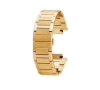 ewgrkba Kompatibel mit Casio GA-2100 GM2100 Uhrenarmband G-SHOCK Farmhouse Oak Modified Refined Steel Uhrenkette Stahl Herrenarmband Armband(Gold)