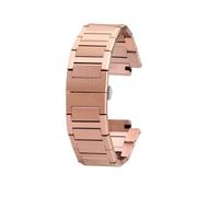 ewgrkba Kompatibel mit Casio GA-2100 GM2100 Uhrenarmband G-SHOCK Farmhouse Oak Modified Refined Steel Uhrenkette Stahl Herrenarmband Armband(Rose gold)