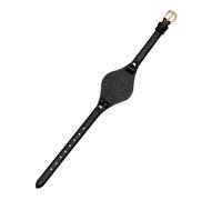 ewgrkba Kompatibel mit Fossil ES3060 ES3565 ES2830 3077 3262 3060 4176 4119 8 mm Echtleder-Uhrenarmband, weiches Rindsleder, Damen-Armband mit kleinem Band(Black rose)