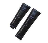 ewgrkba Lederarmband Herren Kompatibel mit Rolex Daytona Lederarmband Submariner Schwarz Grün Water Ghost 20mm Uhrenzubehör Damen Uhrenarmband