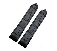 ewgrkba Lederarmband kompatibel mit Cartier Santos 100 Uhrenarmband Herren Damen Santos Klebekopf Gürtel Faltarmband 23mm(Black NO Buckle,20mm)