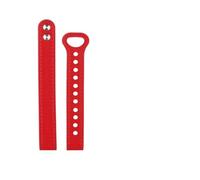 ewgrkba Lederarmband kompatibel mit der Uhr Lily 2 for Mädchen, 14 mm, Lily2 im Instagram-Stil, modische Schlaufenschnalle, Uhrenkette aus Rindsleder(Red)