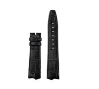 ewgrkba Lederarmband kompatibel mit Hamilton VENTURA H24525331 H24585331 24551331 H24595331 Rindslederarmband Herrenuhr Zubehör 21 mm(Black-nobuckle)