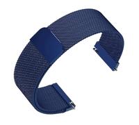 ewgrkba Magnet Milan Mesh Edelstahlarmband Dünnes Uhrenarmband 12 14 15 16 18 20 22mm Uhrengürtel Metallarmband Armbanduhren Band(Blue,20mm)