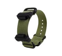 ewgrkba Modifiziertes gewebtes Nylon-Uhrenarmband, kompatibel mit CASIO G-Shock Small Square DW5600 GW-B5600 GM-5600, schwarzes Armband, 16 mm Adapterband(19-army green-BK)