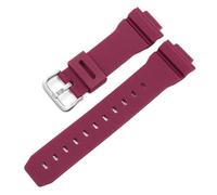 ewgrkba Uhrenarmband kompatibel mit Casio G-Shock GM-2100 GM-S2100 GA-2100 GM-5600/GA5600 Silikon-Uhrenarmband Herren-Sportarmband(Red silver)