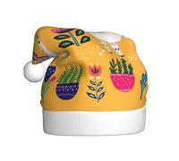 EWQrtyy Cartoon-Alpaka, niedlicher Tierdruck, Gemeinschaftstreffen, Weihnachtsmützen für Unisex, Erwachsene, Frauen, Männer, Bühnenauftritte, Urlaub, Freude