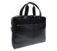 Exacompta 17437E Premium Laptop-Umhängetasche Exactive aus hochwertigem Leder mit vielen Innentaschen, passend für Laptops und Notebooks bis zu 15,6 ideal für Schule, Uni und Arbeit, schwarz