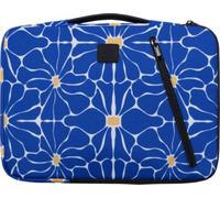 Exacompta Laptophülle Sleeve 13-14 Zoll Flower, gepolstert, Eckschutz, versenkbarer Griff, Fronttasche, recycelt