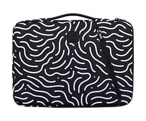Exacompta Laptophülle Sleeve 13-14 Zoll Moon, gepolstert, Eckschutz, versenkbarer Griff, Fronttasche, recycelt