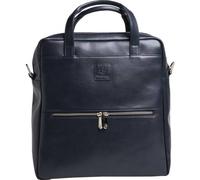 Exacompta Laptoprucksack Lady Exactive, Leder, 33x35x16 cm - Marineblau - 17237E