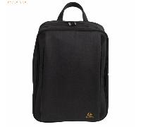 Exacompta 17934E Premium Rucksack Smart Exactive mit 14" Laptopfach wasserabweisend zahlreiche Taschen mit Reißverschlüssen ideal für Schule, Uni und Arbeit schwarz