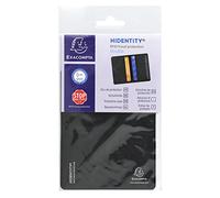 Exacompta - Ref 5402E - Hidentity RFID Doppel-Kreditkarten-Schutzhülle - 95 x 125 mm groß, 2 Seiten, geeignet für Kreditkarten - schützt vor betrügerischem Kartenlesen