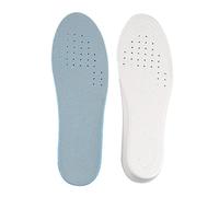 EXAOMBLE 1 Paar Erhöhte Sportschuh Einlegesohlen aus Leichtem Eva mit 3,5cm Höhe Stoßdämpfend und Atmungsaktiv für Sport und Gehen in Blauer Farbe