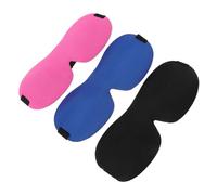 EXAOMBLE 3stücke Schlafmasken Verstellbare Augenbinde Für Optimalen Lichtschutz Konturiert Weich Und Bequem Für Reisen Schlaf Und Entspannung Bunten Farben